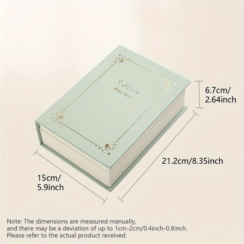 Glamorous Magnetic Jewelry Organizer Chic Diary Shaped Box for Bracelets Necklaces Rings Secure Storage