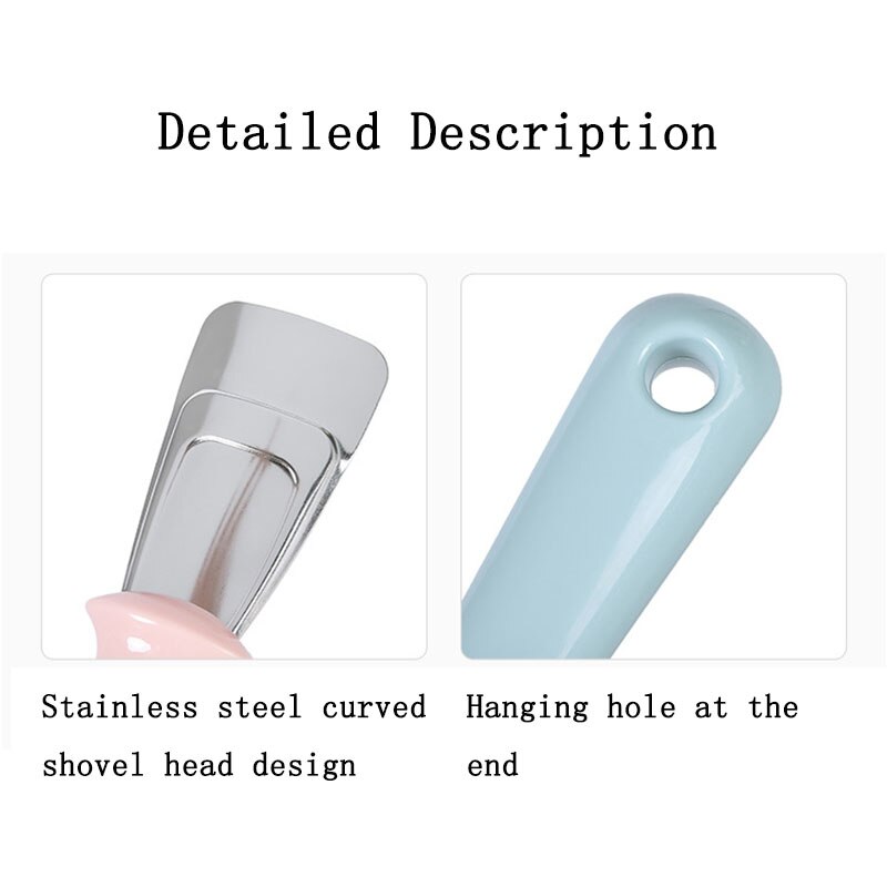 Defrosting Kitchen Ice Scraper Freezer Stainless Steel Deicing Shovel Refrigerator Deicer Household Cleaning Gadget Ice Shovel