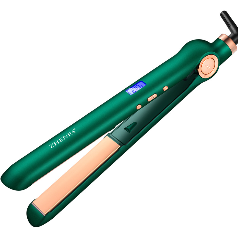 Lisseur à température réglable LCD, tendance, double usage, pour coiffeur, attelle de cheveux lisse