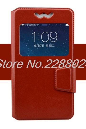 universal holster pu Leathe phone Case for Doogee F7 Pro T6 X6 Pro X6 Kissme DG580 F5 Y100 Plus HOMTOM HT6 S6000 T6 pro Y6: brown