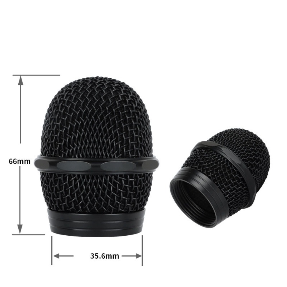 Head Replacement High Density Sponge Accessory Metal Mic Mesh Cover Microphone Mesh Head Microphone Grill Head Replacement Head