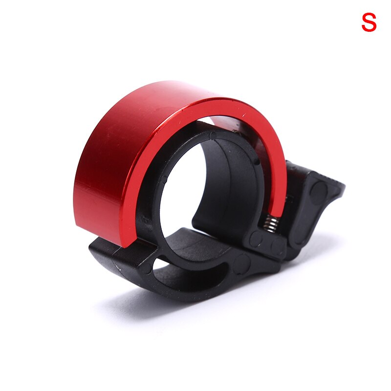 Bocina de aleación para bicicleta de montaña, claxon de sonido con alarma para manillar de ciclismo, 1 unidad, 3 colores: Red  S