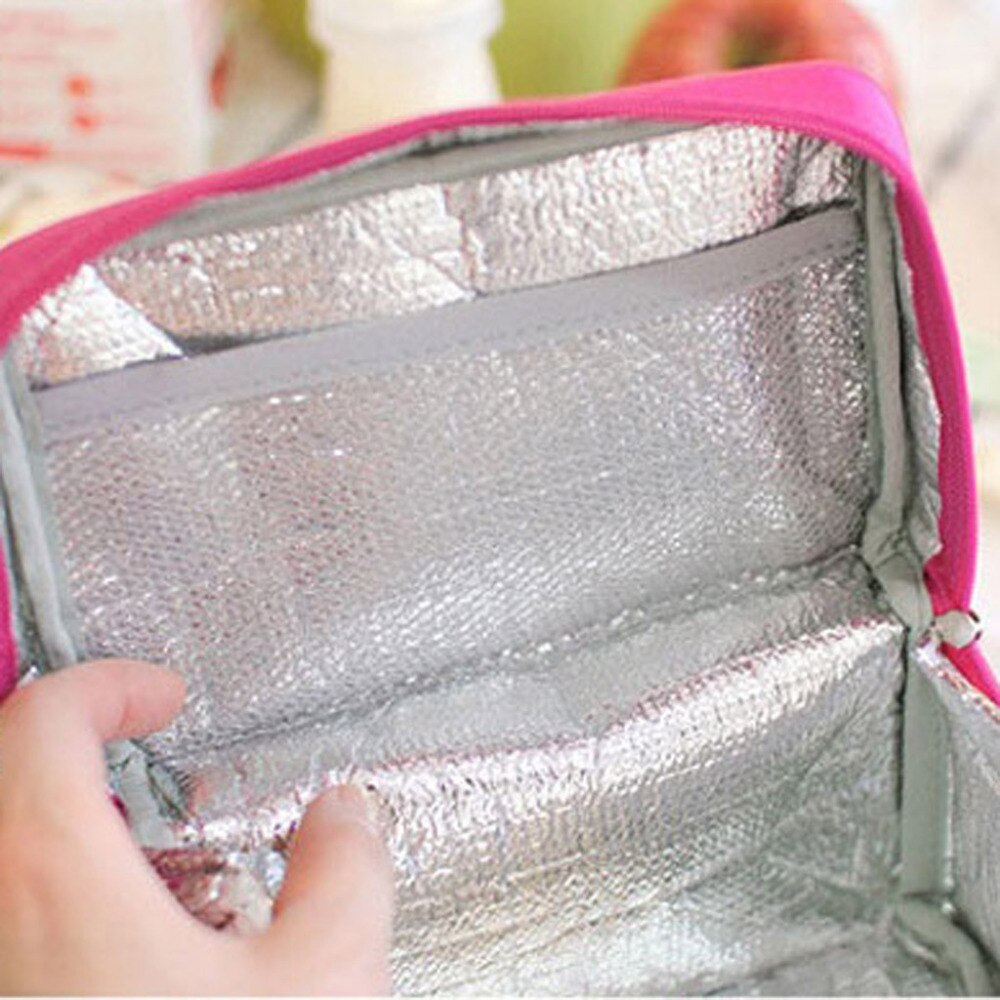 Praktische Kleine Tragbare Eis Taschen 4 Farbe Wasserdichte Kühltasche Mittagessen Freizeit Picknick Paket Bento Box Lebensmittel Thermische Tasche