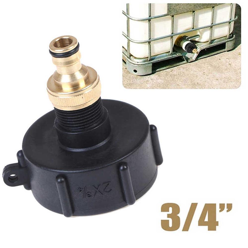 1Pc Ibc Slang Adapter Reducer Connector Watertank Fitting 3/4 "Grove Draad Duurzaam Voor DN40/50 Bal valve