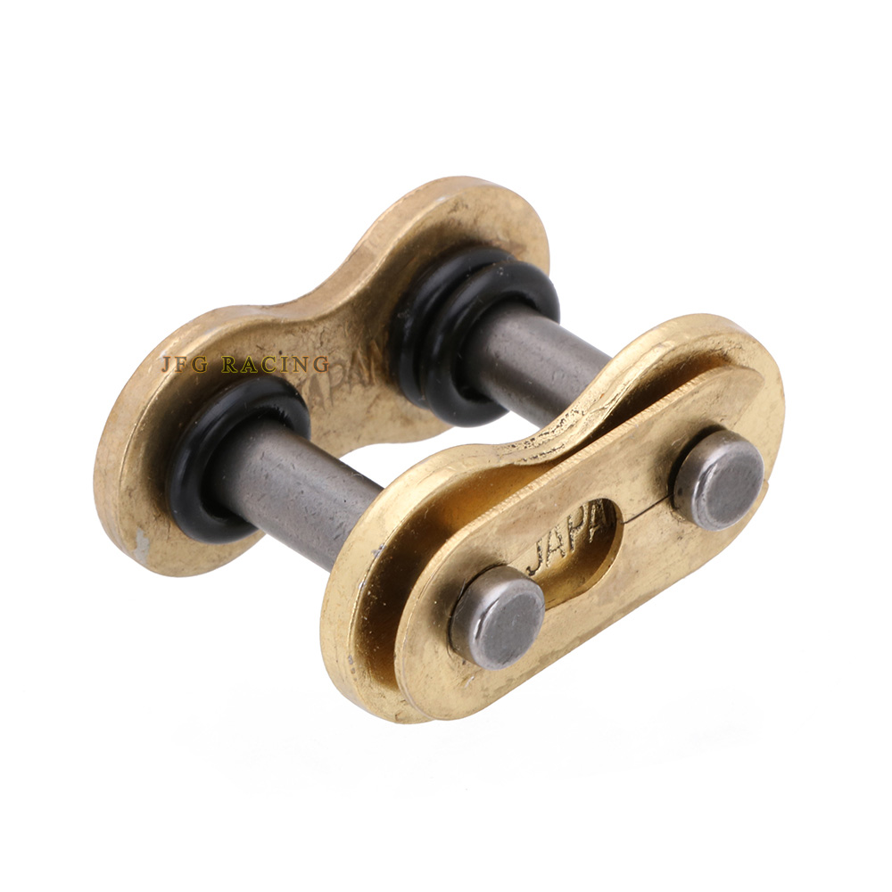 420 428 520 525 530 Zware Ketting Motorfiets Ketting Verbindende Gesp Master Link Connector-Lock-Set O-Ring Kettingslot: Ivoor