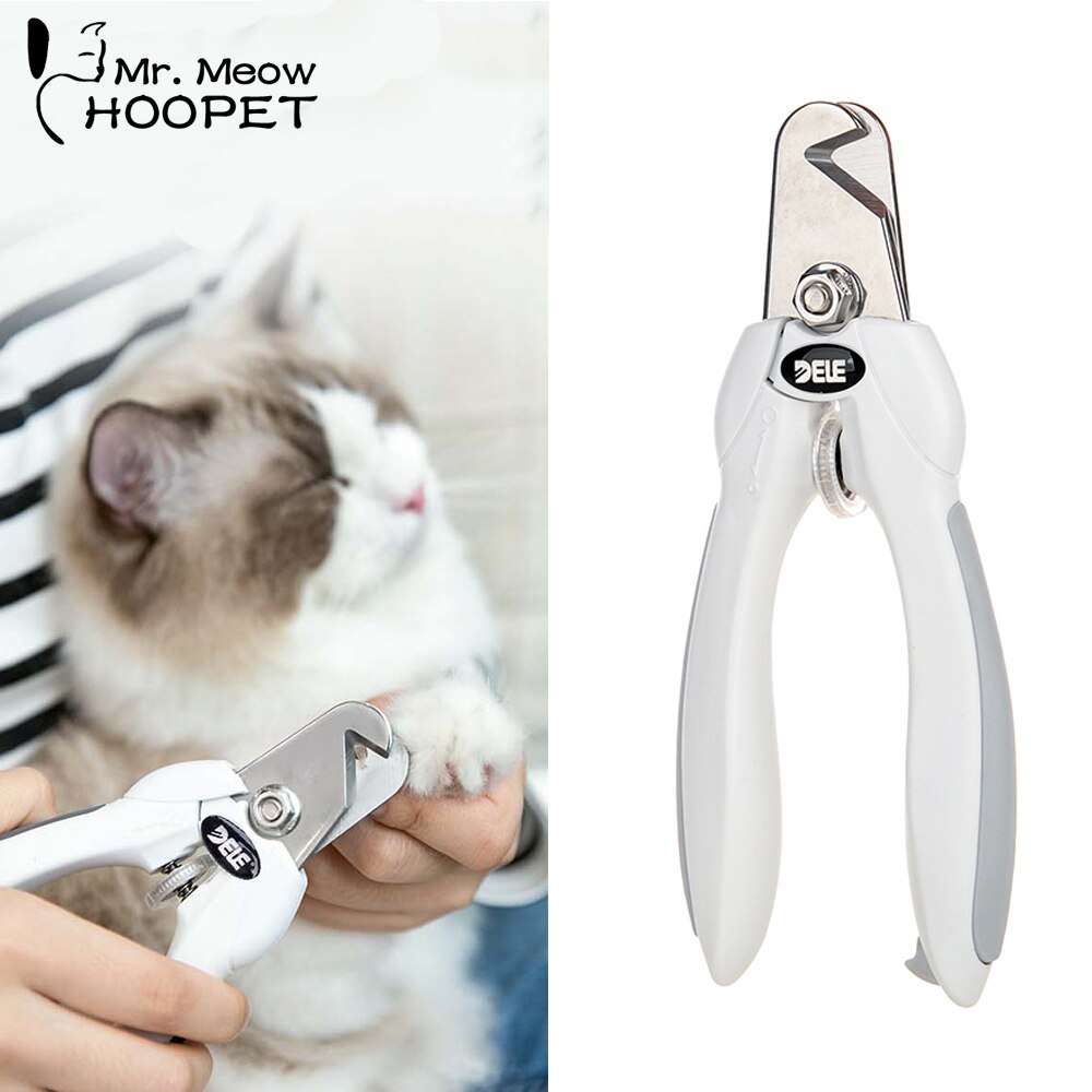 Hoopet Pijnloos Pet Kat Nagelknipper Cutter Grinder Cats Claw Nail Trimmer Cut Nagels Hond Grooming Machine