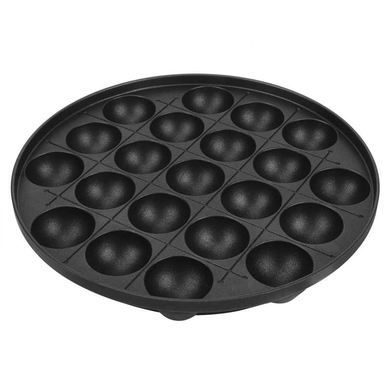Koekenpan, 14 Gaten, Takoyaki-pan, Antiaanbaklaag, Gietijzeren Octopus Gehaktballen Vormmaker Met Afneembare Handgreep Voor Het Bakken Van Pannenkoeken Thuis