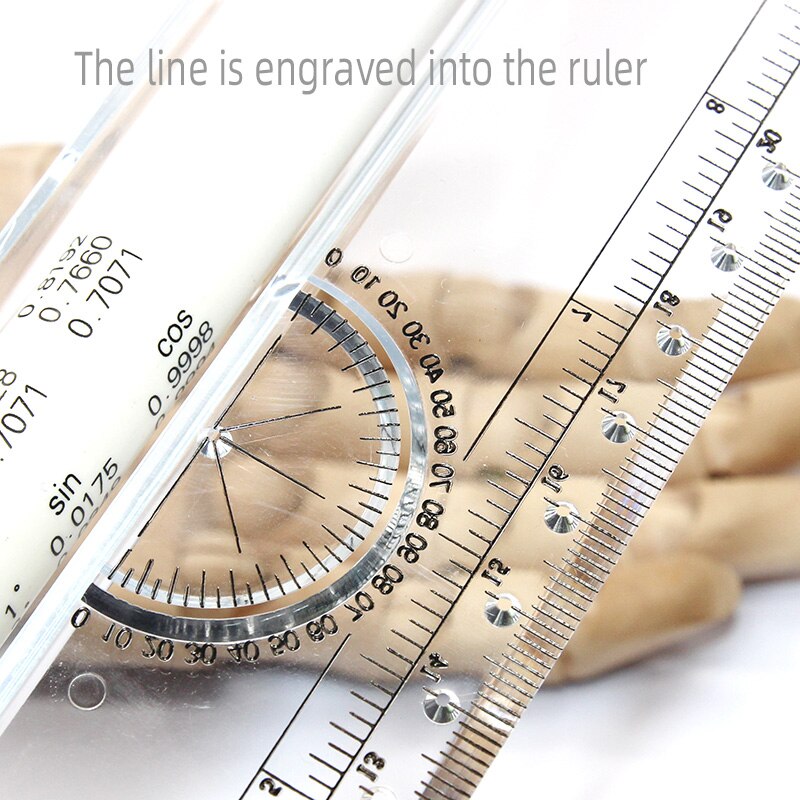 30 CM roller pusher student drawing scale 1:150 practice drawing geometry drawing science and technology drawing roller