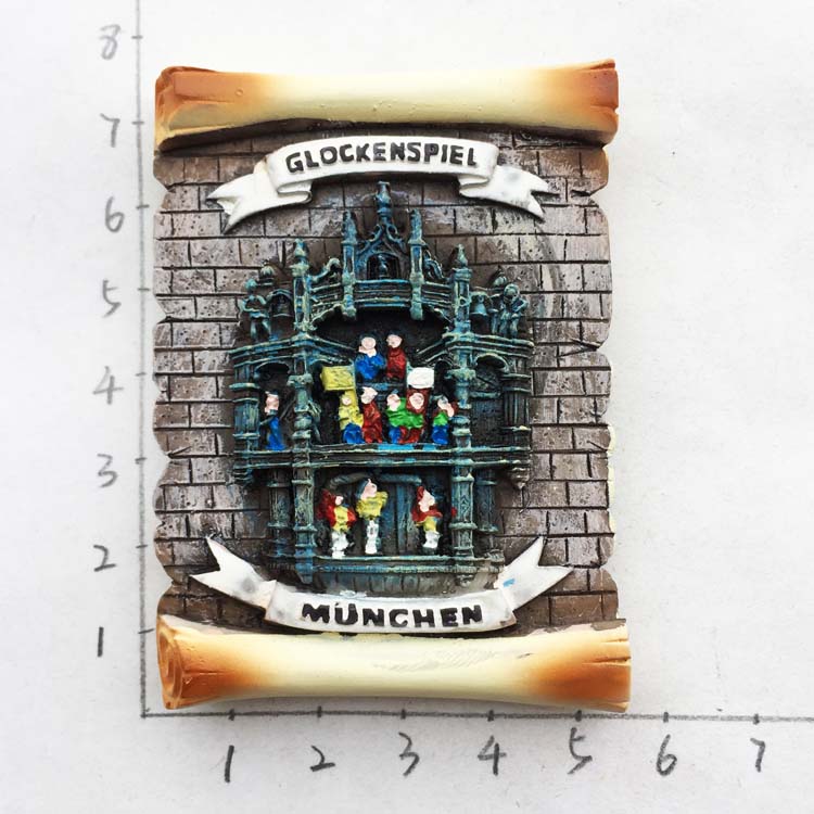 Autocollant magnétique de réfrigérateur allemand, tasse à bière européenne, allemagne, Heidelberg, stuttart, Souvenir de voyage, allemagne: Munchen