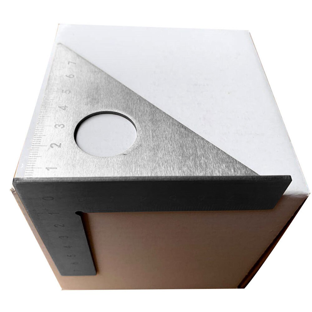Practical Angle Ruler Carpenter Stainless Steel 45 90 Degree Gauge Measure Angle Scriber Measure Tool for Woodworking