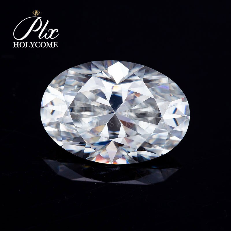 Witte kleur oval cut 4x6mm moissanite diamant edelstenen voor sieraden maken