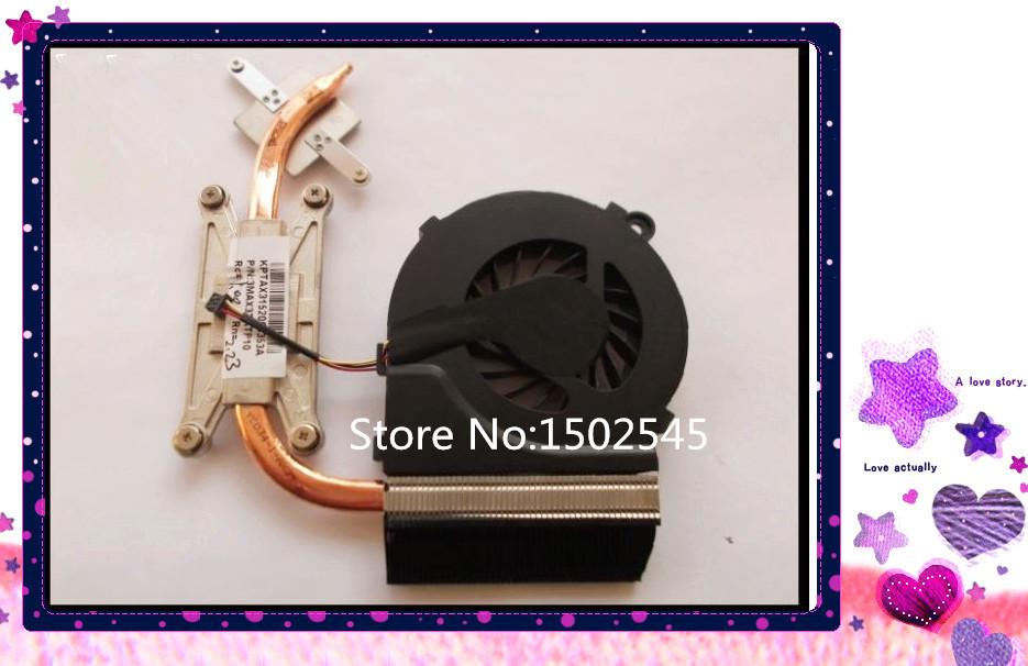 original laptop CPU fan cooling fan for HP CQ42 G42 CQ56 G56 CQ62 G62 CQ72 G72 heatsink &amp;FAN SPS: 606573-001