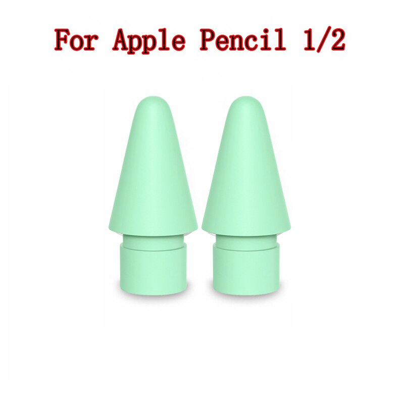 Per Apple Pencil Tip punta di ricambio di ricambio per Apple Pencil 1a 2a generazione di stilo per Apple pencil nib peilinc pencil Tip: 2 green pencil tip