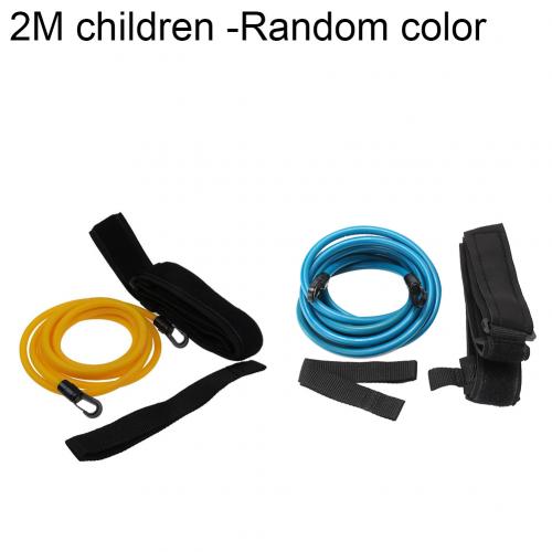 Cinturón de resistencia de látex ajustable para adultos y niños, cinturón elástico de alta resistencia para ejercicio de natación, aumento de potencia: kids Random Color