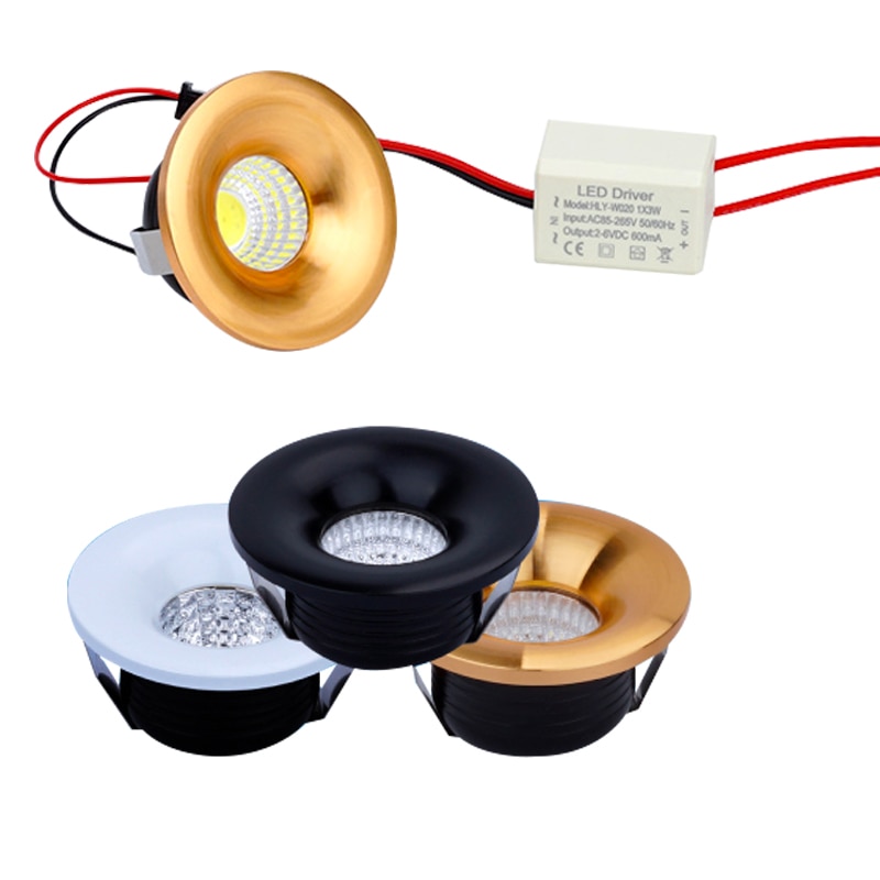 10 stk dæmpbar 3w led spotlight loft lille forsænket belysning vitrine skifte køkken trin væg trappe spot lys 110v 220v