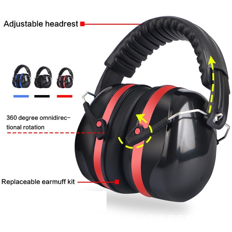 Bescherming Oorbeschermers Headset Noise Werk Oren Op Het Hoofd Oordoppen Anti-Noise Hoofdtelefoon Canceling Hoofdtelefoon Apparatuur Veiligheid