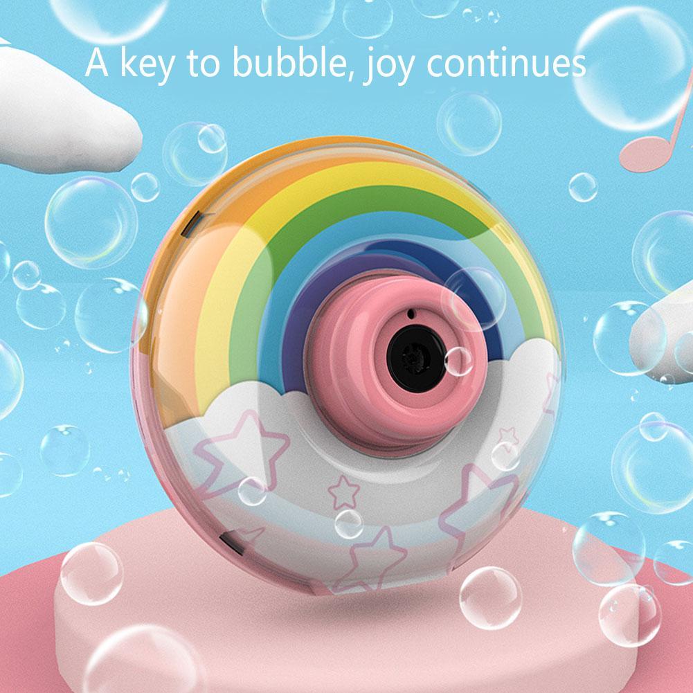 Speelgoed Voor Kinderen Jongens Meisjes Muziek Camera Bubble Speelgoed Automatische Bubble Blower Machine Speelgoed 50Ml Interessant Speelgoed