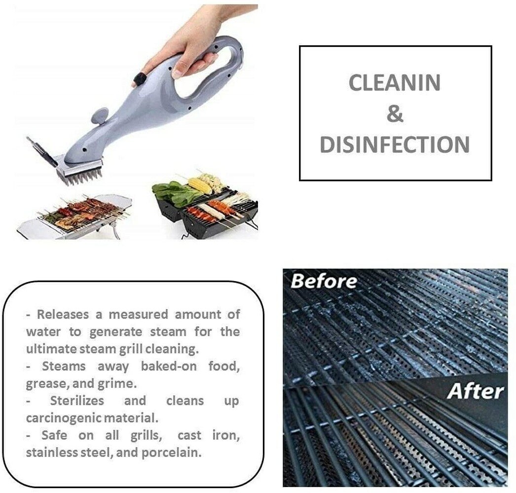 Barbecue Grill Cleaning Barbeque Grill Brush For Charcoal Cleaner with Steam Gas Accessories Cooking Tool