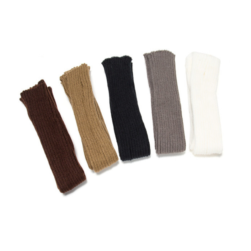 50cm Long Fingerless Gloves Arm Sleeves Arm Warmer Oversleeves Knitted Mittens Goth Clothes Gloves Women Cosplay Accessories