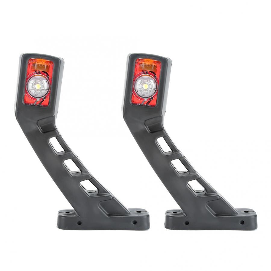 2 PCS Side Arm Light LED Indicator Waist Lamp for Truck Trailer Boat 10-30 V LED Side Signal Lamp