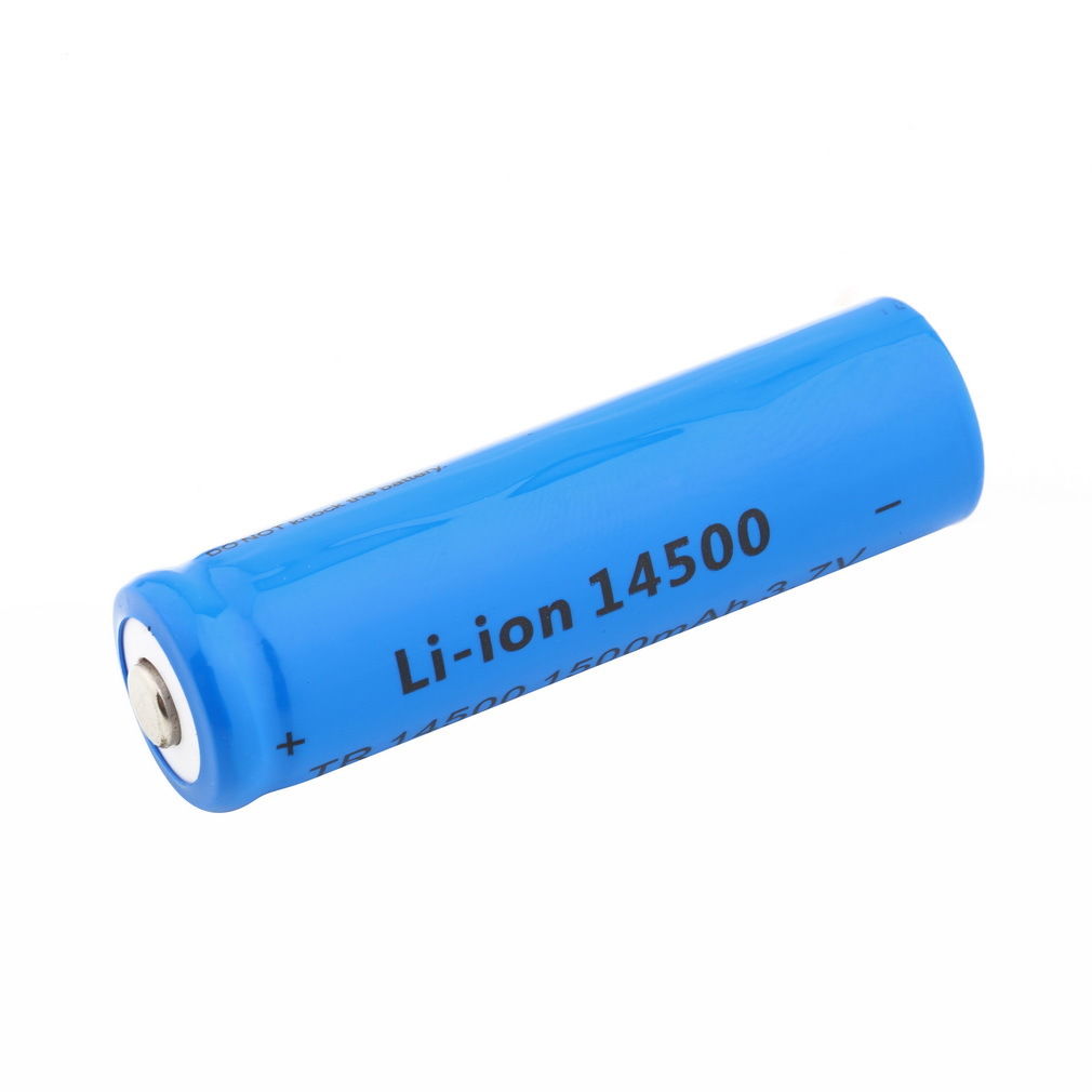 14500 Oplaadbare Li-Ion Batterij 3.7 v 1500 mah Batterij Voor LED Zaklamp Zaklamp 14500 Oplaadbare Batterijen