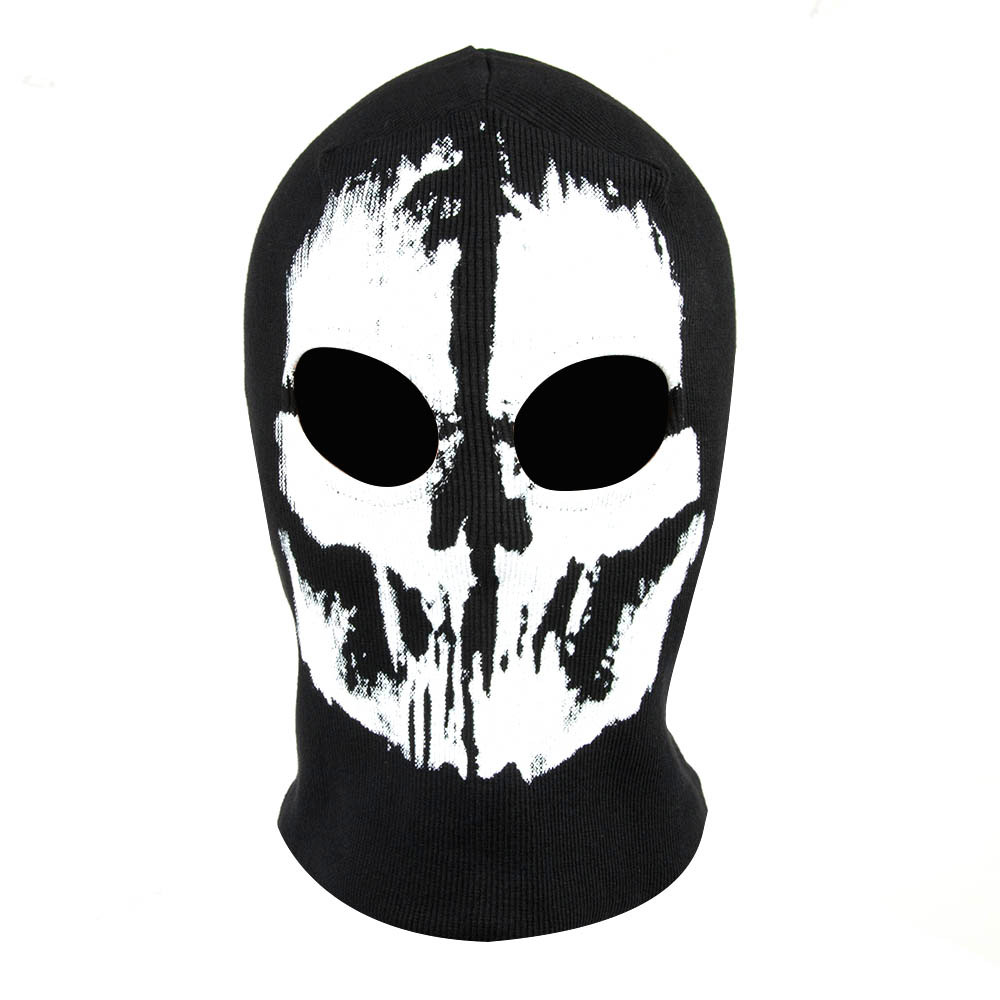 Motorcycle CS Ghost Skull Mask Balaclava Biker Cycling Face Mask Neck Scarf Headwear Dustproof Windproof Warming Shield: 02