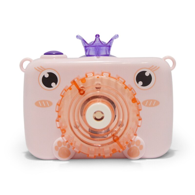 1pcs Bubble Camera Toy Fully Automatic Electric With Light Music Bubble Blower
