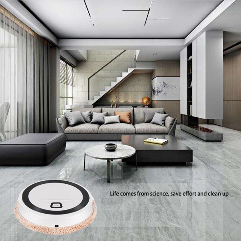 Vacuum Robot Vacuum Portable Automatic Domestic Cleaner Floor Sweeper,USB Mopping Robotic Cleaning for Hair Carpet