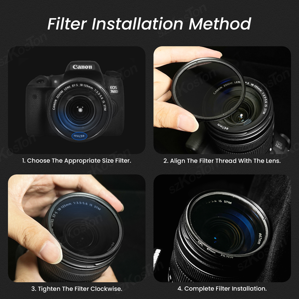 Filtre CPL optique Ultra mince, polariseur circulaire multicouche, filtre d'objectif d'appareil photo 37mm 49mm 52mm 58mm 67mm 72mm 77mm 82mm