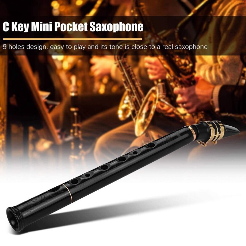 Eenvoudige Sax Mini Sax Pocket Sax Voor C Sleutel Met Draagtas Voor Volwassen Studenten En Beginners Professionele Prestaties