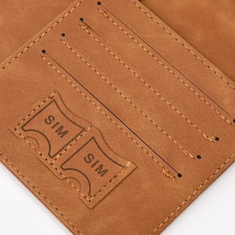 Funda para pasaporte de cuero PU para hombre y mujer, porta pasaporte de viaje con tarjetero, funda protectora tipo billetera