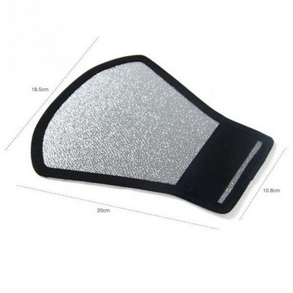 Universal dslr câmera flash speedlite difusor prata/branco refletor placa softbox luz suave para tirar fotos