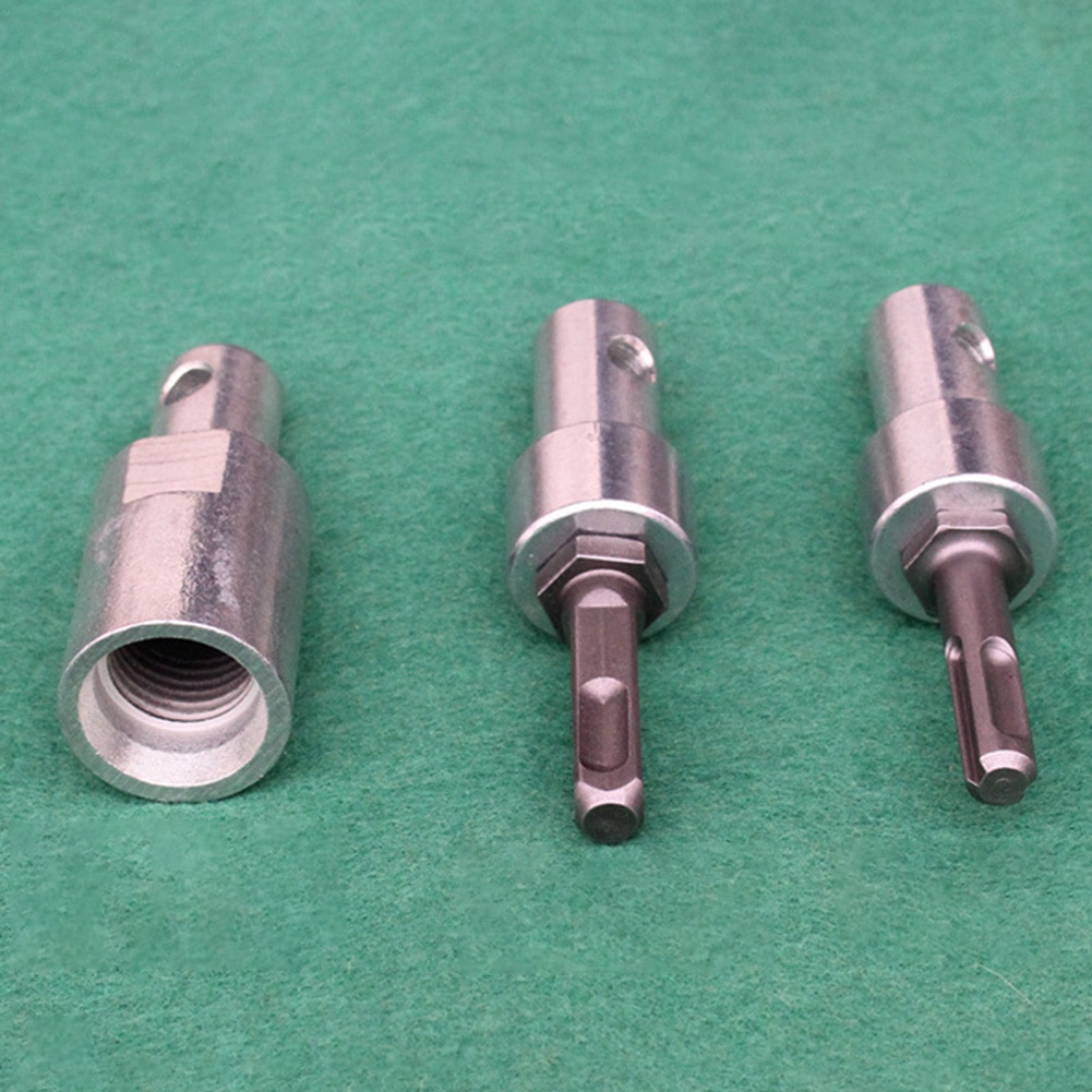 Head Electric Power Tool Arbor Earth Auger Converter Universal Shank Drill Bit Adapter DIY SDS Accessories Square Durable