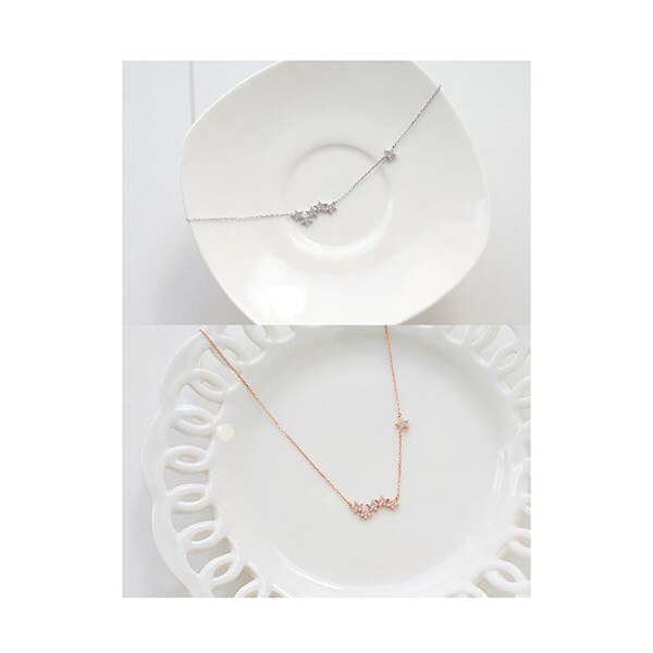925 Sterling Silver Chain Necklaces Star Pendants&Necklaces Jewelry Collar Colar de Plata
