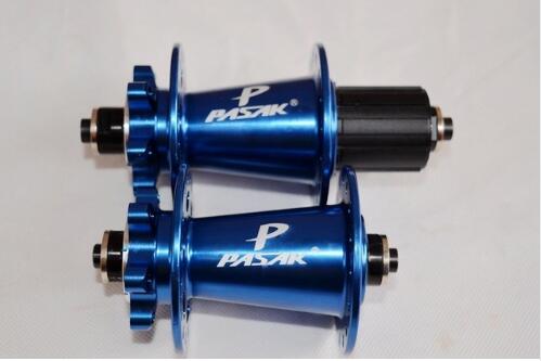 Originele remschijf MTB mountainbike hub PASAK fiets hubs 32 Gaten 32 h rood zwart blauw goud: Blue