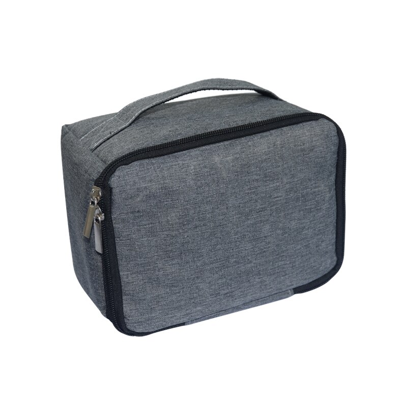 MIXITO – sac de rangement pour projecteur YG220 YG221 YG230 Q2 L1, sac de transport pratique, Mini boîte de protection, accessoires, sac de voyage carré: gray