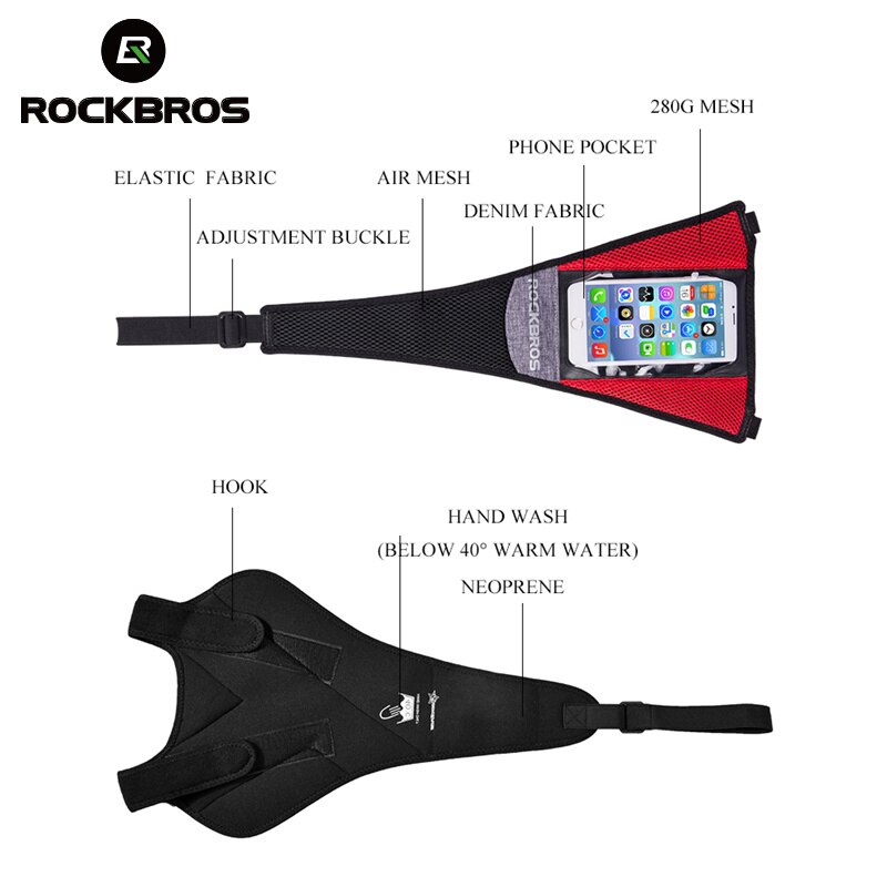 ROCKBROS Road Mountain Bicycle Sweat Cover Waterproof Bike Turbo Trainer Sweat Absorb Guard Strap Net Cover Bicycle Accessories