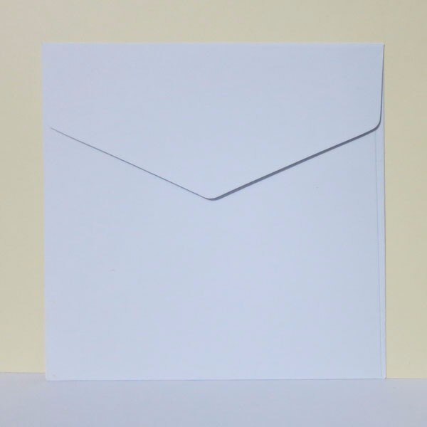 50pcs 127x127mm(5" x 5") Color Paper Envelope CD Storage Sleeve: 127mm White