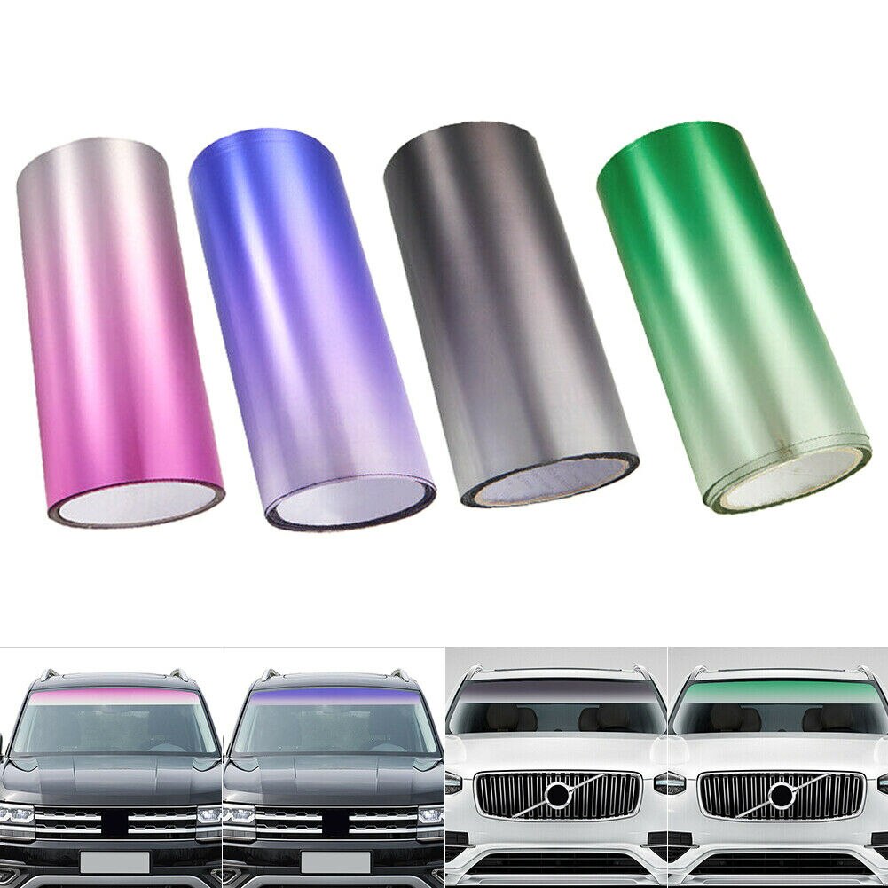 Car Car Film Sun Visor Strip Tint Film Shade DIY Decal Banner PVC 1 set