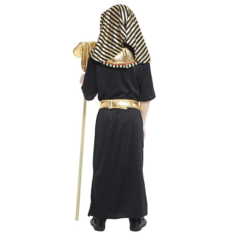 Disfraz de Faraón antiguo egipcio Purim Tutankamón Cosplay para niños niño Halloween carnaval vestido de lujo