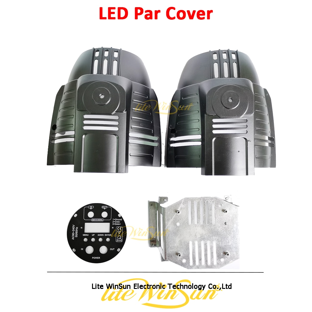 54x3W LED Par Lighting Cover Housing Spare Parts 18LED 24LED 100W 200W COB LED Par Can Replacement Cover Housing