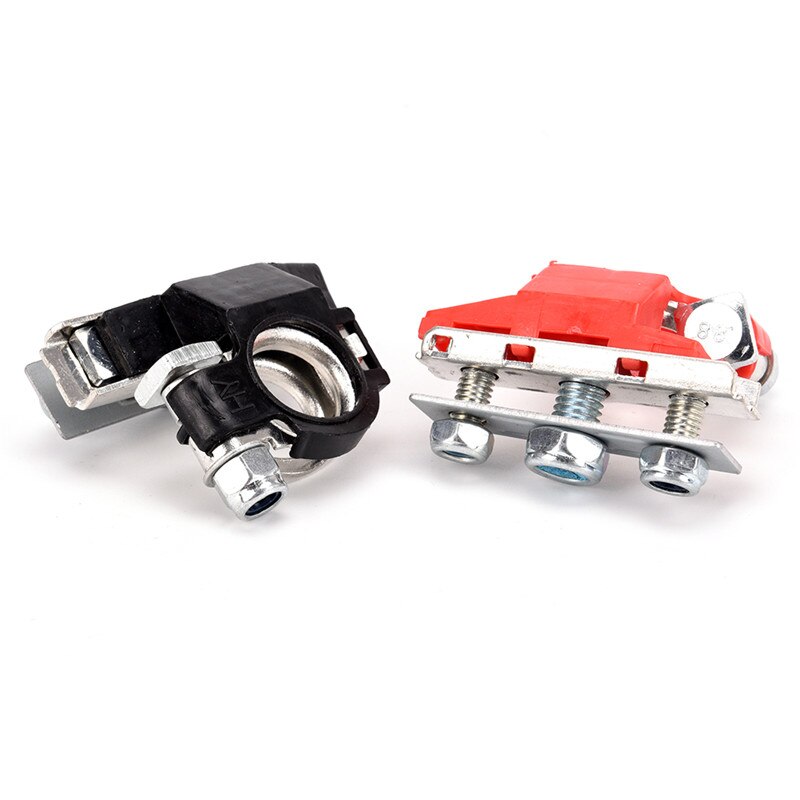 Conector de Terminal de batería de coche, par de baterías de 12V de liberación rápida para batería, abrazaderas