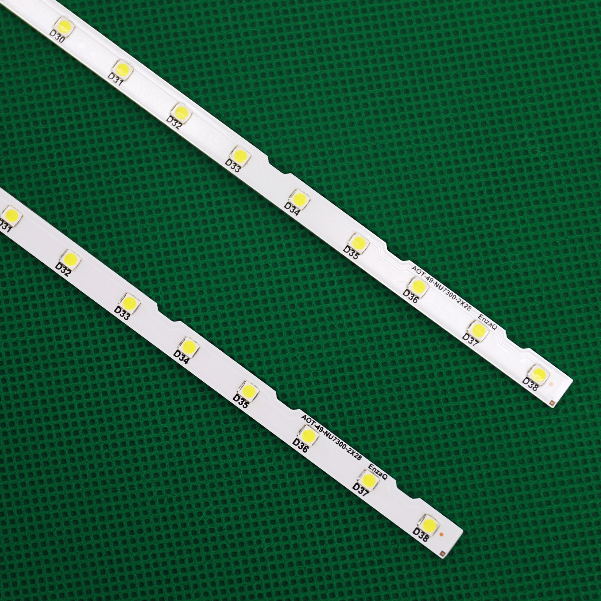 38 led bakgrunnslys stripe for samsung 49 &quot;tv aot _49_ nu 7300_ nu 7100_2 x 38_3030 c_d 6t-2 d 1_19 s 2p rev . v4 ue49 nu 7140 ue49nu