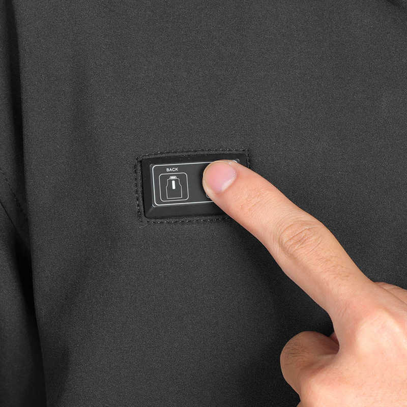 FBA in style heating clothing long-sleeved charging smart temperature control electric heating clothing winter jacket