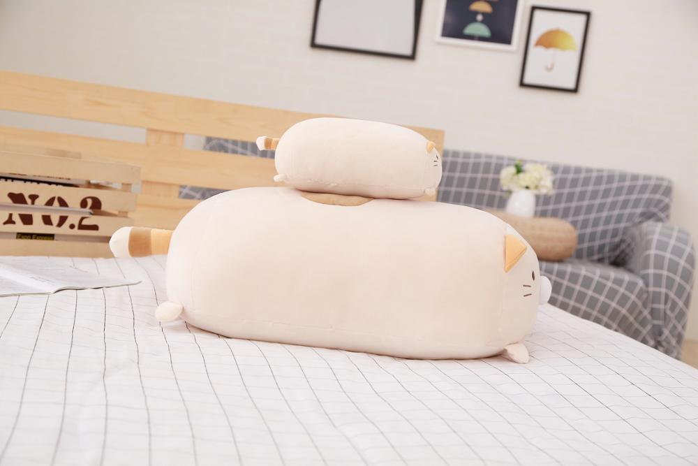 28Cm Zachte Cartoon Dier Hoek Creature Kussen Leuke Kat Witte Beer Dinosaurus Knuffel Kinderen