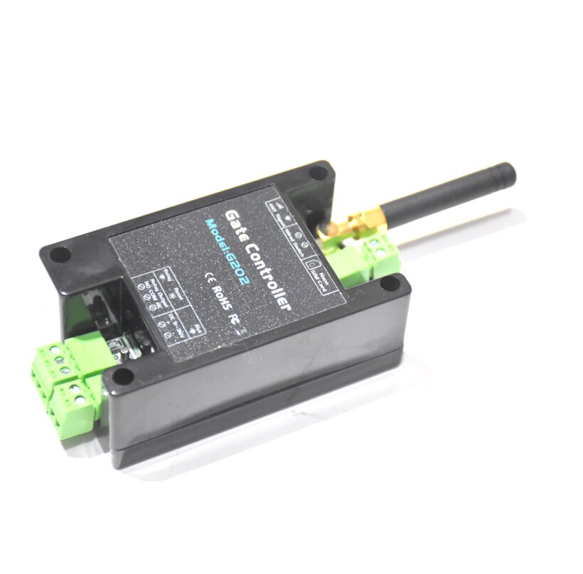 Abridor de puerta corredera para garaje, interruptor de relé con Control remoto de acceso inalámbrico, con llamada gratis, GSM, 200 usuarios: 2G  no adapter