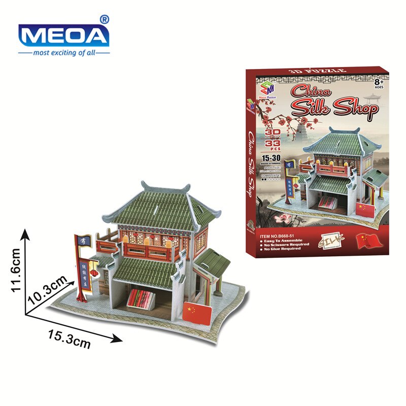 EVA Welt Dorf Miniatur Haus Gebäude 3D Puzzle Modell Bau 3D Jigsaw Puzzle Spielzeug Für Kinder X'mas