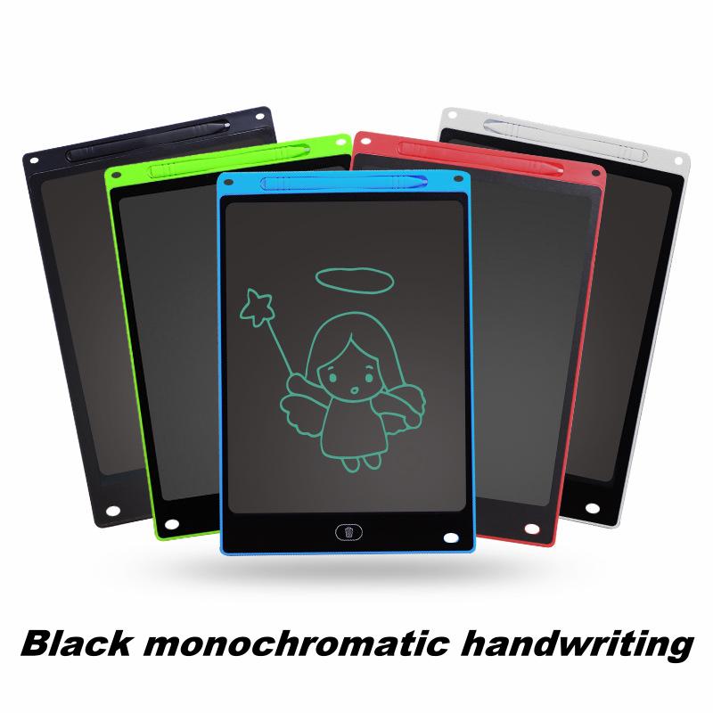 8.5Inch Electronic Drawing Board LCD Screen Writing Tablet Digital Graphic Drawing Tablet Handwriting Touchpad Pad Board Monitor: black