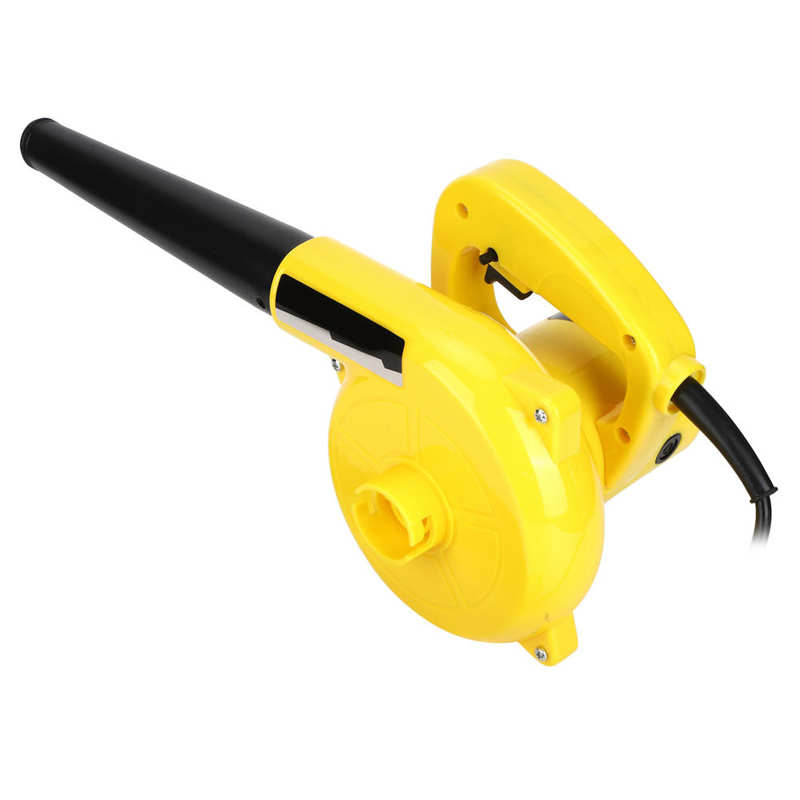 Multifunction Air Blower Hand Held Electric Air Blower Dust Leaf Cleaner for Home Garden Yellow EU 220V-240V Leaf Blower