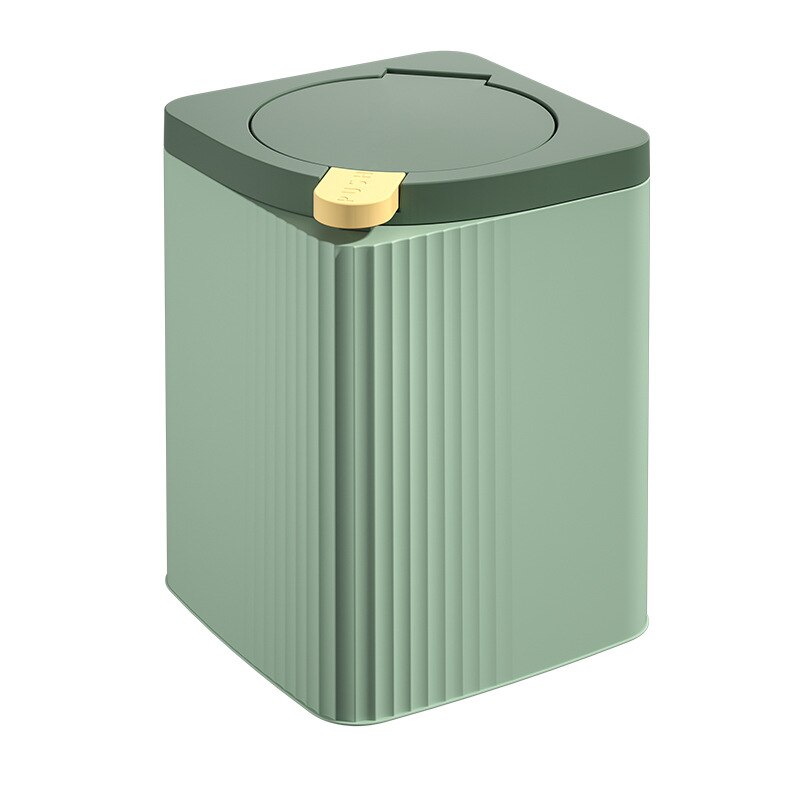 thumbnail image 2 of Garbage Can Press-Type Trash Can Home With Lid Living Room 2 of 9